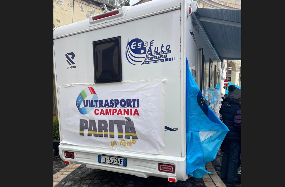 ‘Parita’ in Tour’, a Benevento arriva il camper in piazza Castello