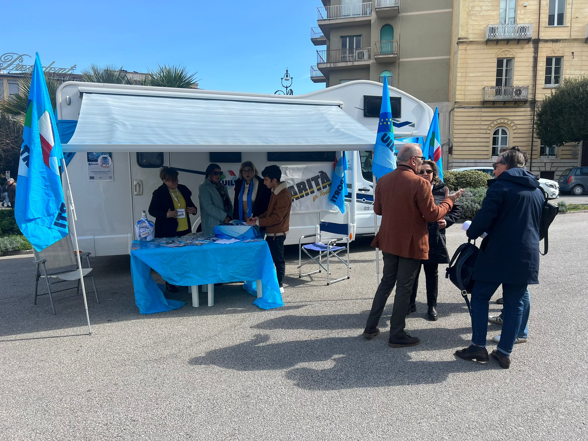 A Benevento fa tappa il camper ‘Parita’ in Tour’