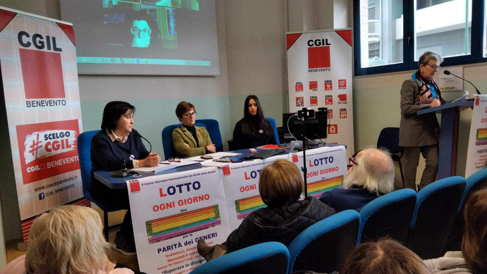 “Lotto ogni giorno”, l’otto marzo della Cgil di Benevento