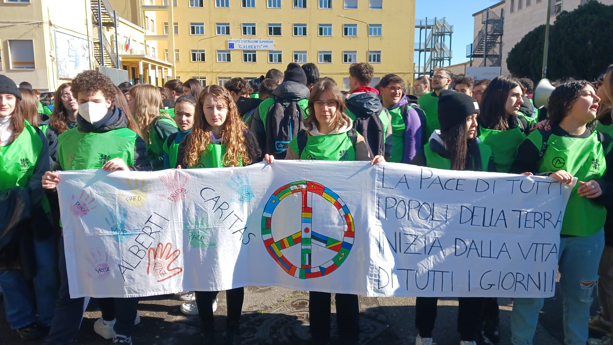 Benevento| Alberti e Caritas, in marcia tra le strade della citta’