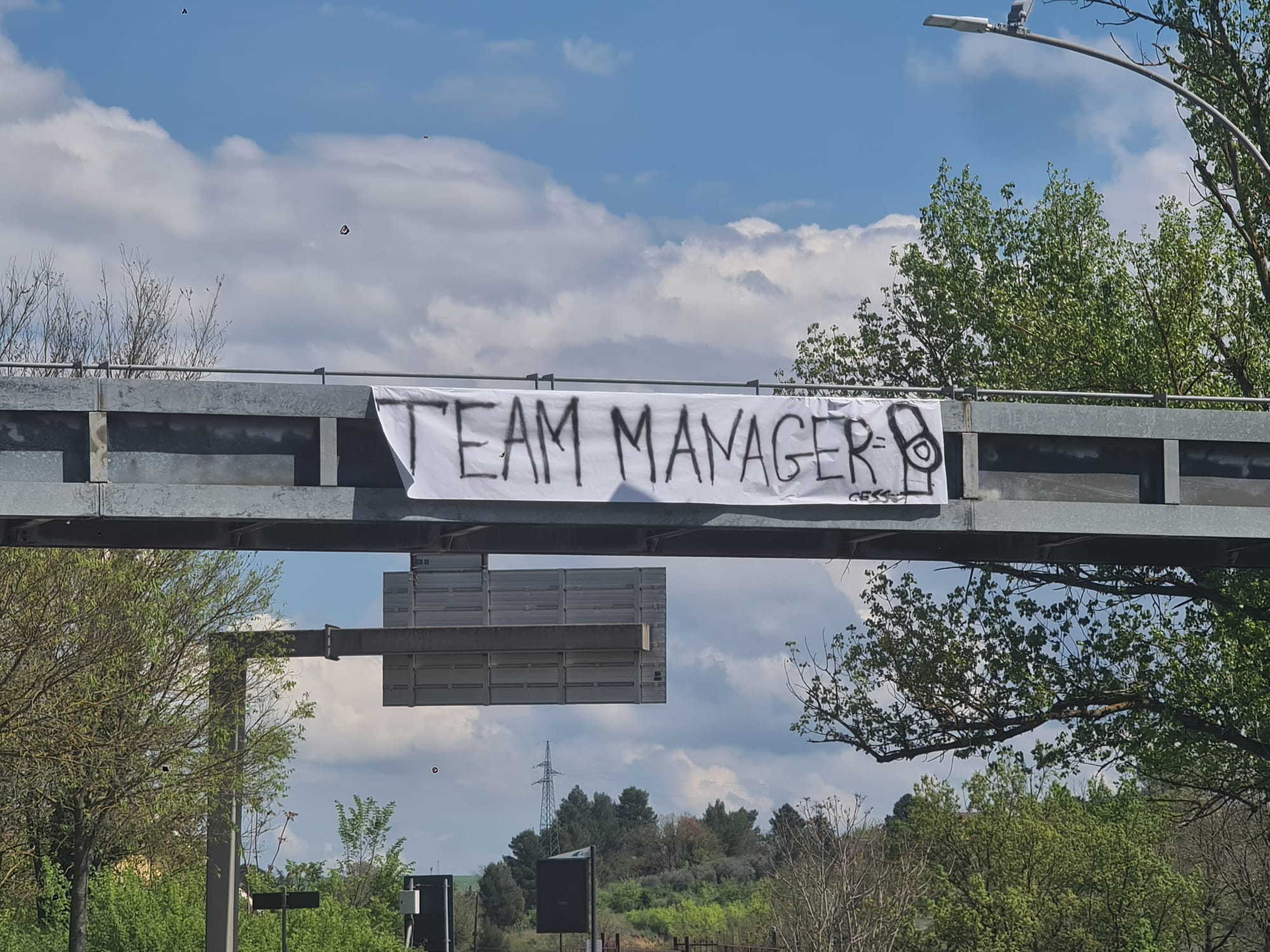 Benevento, prosegue la contestazione con il Team Manager