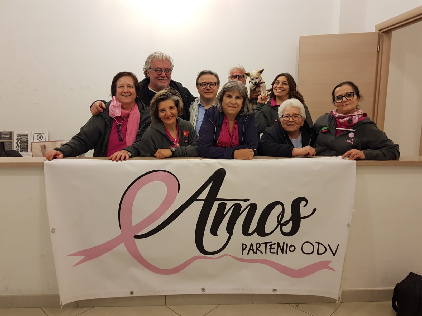 Amos Partengo a Mugnano del Cardinale con la prevenzione in rosa