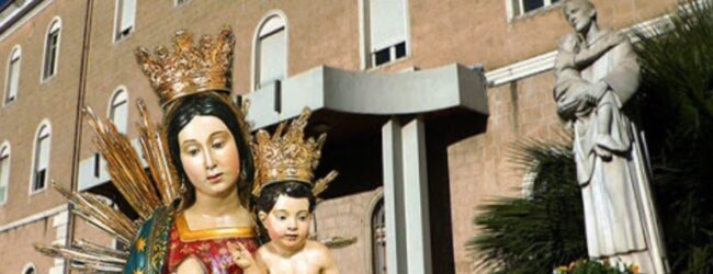 Pellegrinaggio Madonna delle Grazie, domani mattina visita della statua al Fatebenefratelli