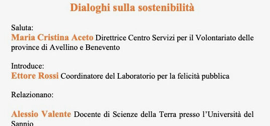 “Benevento e il Sannio: scenari della crisi e visioni future” mercoledi al CSV