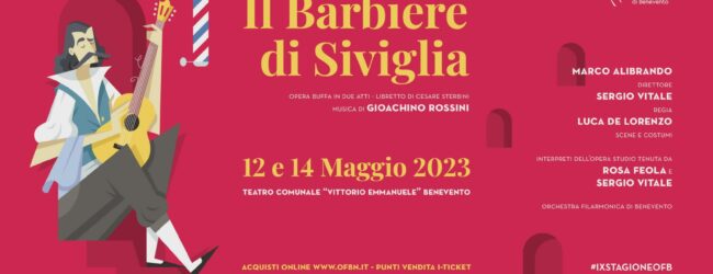 Il 12 e 14 maggio al Teatro Comunale di Benevento andrà in scena “Il Barbiere di Siviglia”