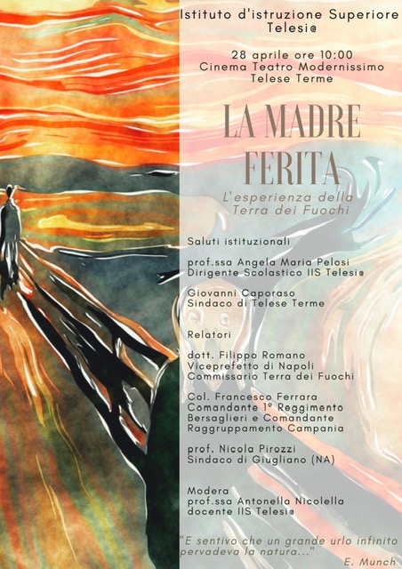 “La madre ferita – l’esperienza della Terra dei Fuochi”: l’evento del Telesi@