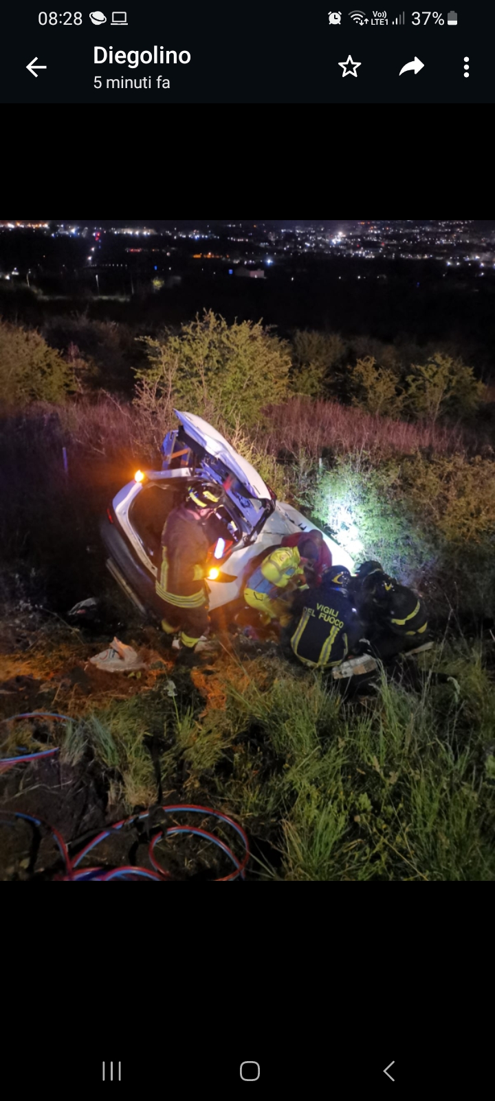 Auto si ribalta,paura sulla Tangenziale Benevento