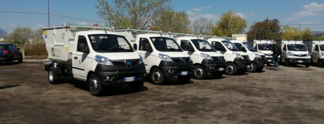Benevento, cinque nuovi automezzi per la pulizia della città