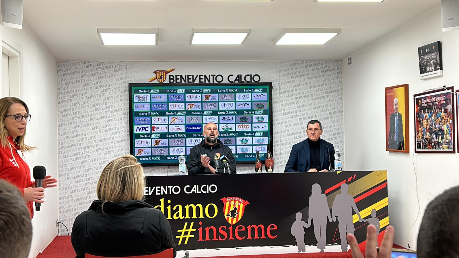 Benevento, Stellone: “E’ la partita della vita, non posso pensare ad un risultato diverso dalla vittoria”