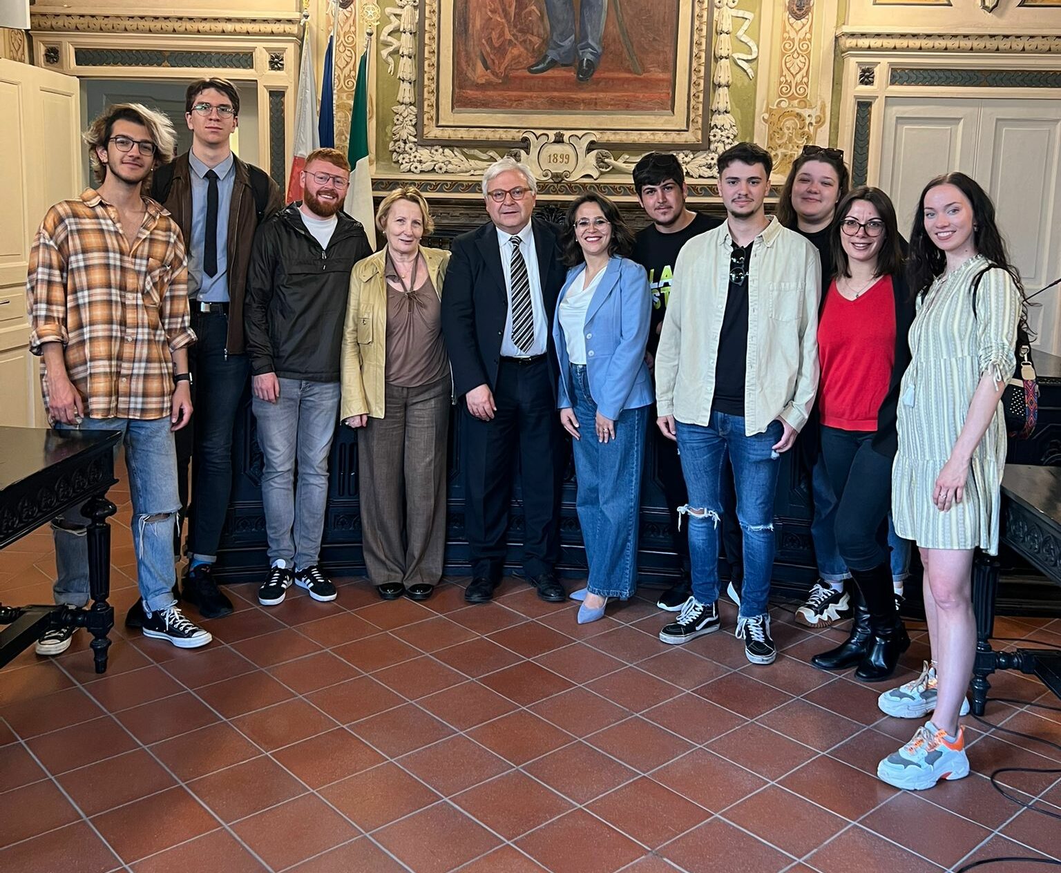 A Sant’Agata de’ Goti una delegazione di studenti provienti da Estonia, Lituania, Spagna e Turchia