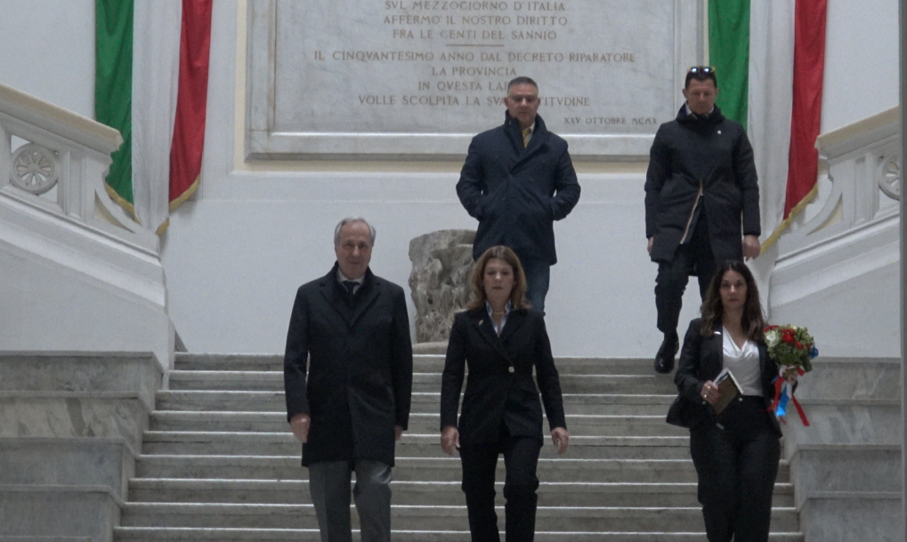 Il Console Generale americano Pounds a Benevento