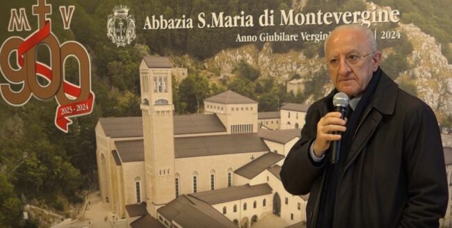 Presentate le celebrazioni per i 900 anni dalla fondazione dell’Abbazia di Montevergine. De Luca: “Speriamo di portare Papa Francesco”