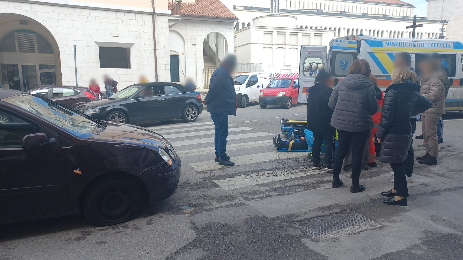 Incidente a Benevento: uomo investito in Piazza Orsini