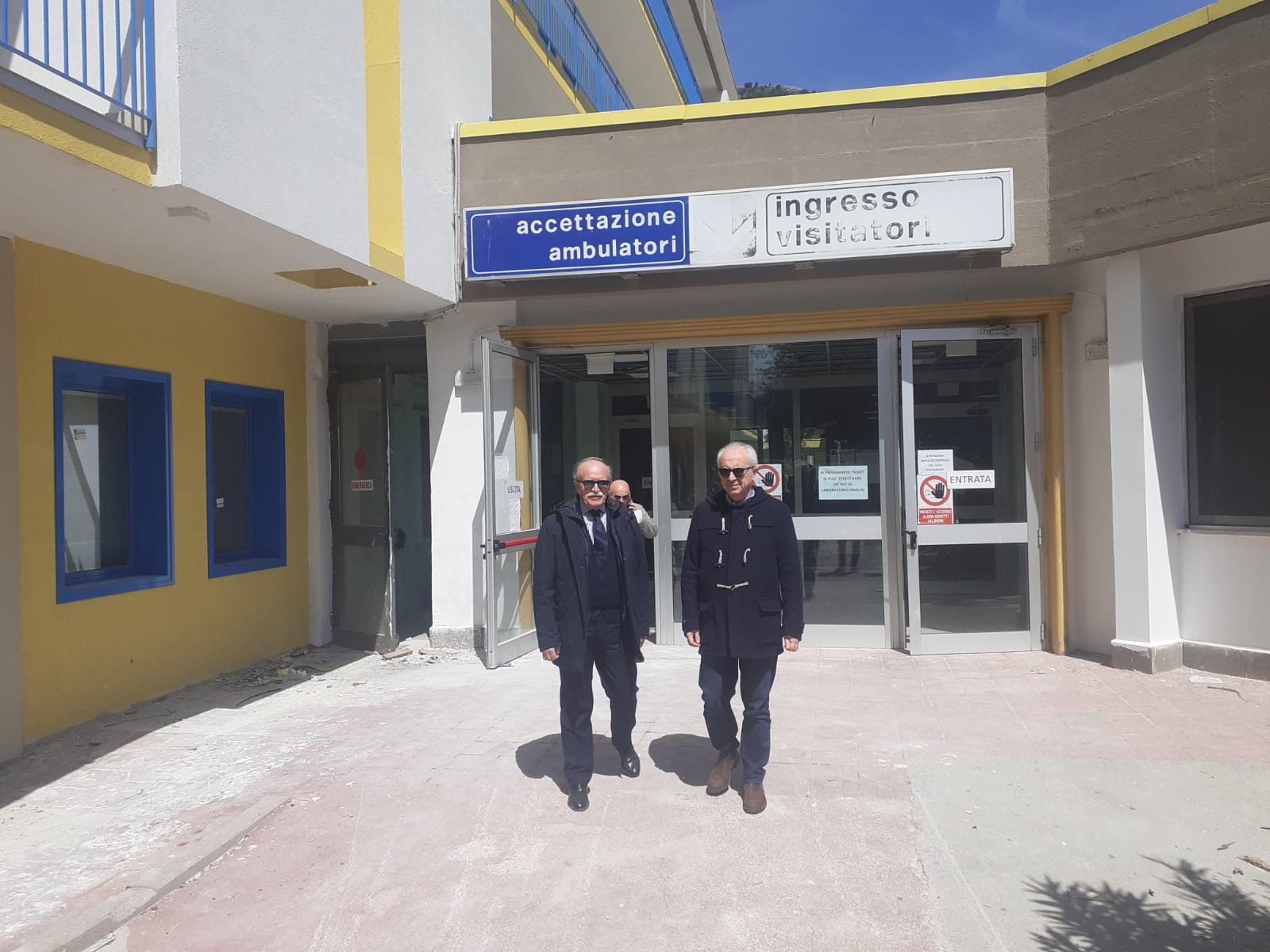 Solofra| Sopralluogo all’ospedale “Landolfi”, la prossima settimana aprono i primi reparti. Moretti: attesa finita