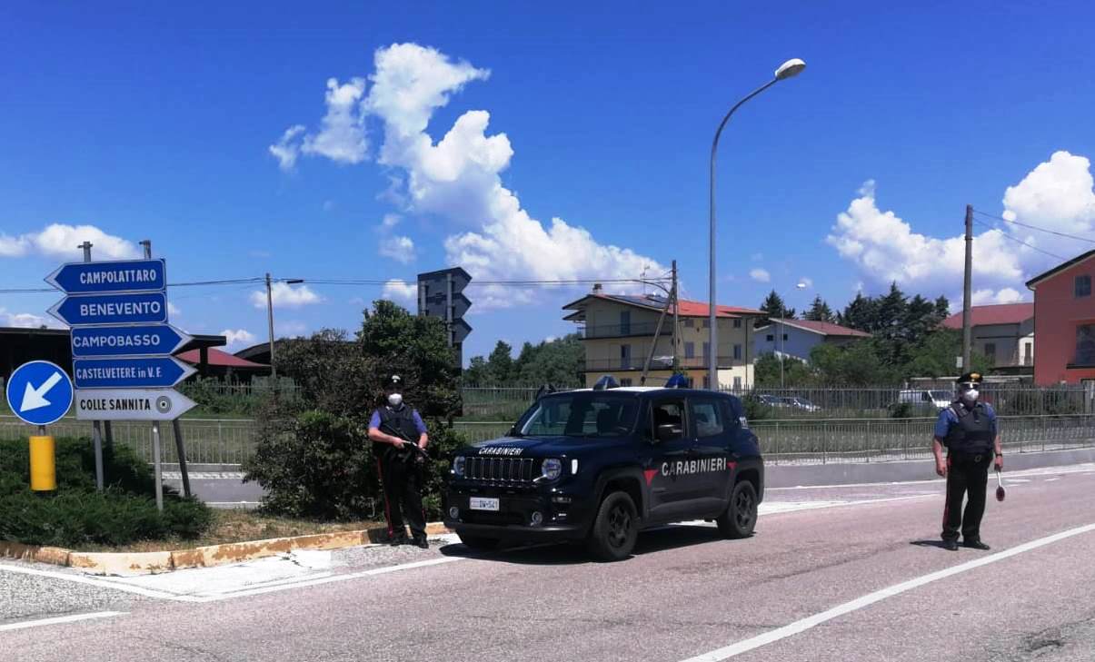 Val Fortore, 21enne evade dai domiciliari, arrestato dai Carabinieri