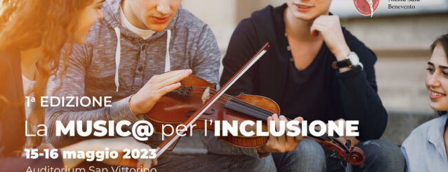 “La Music@ per l’inclusione”: il Conservatorio Nicola Sala organizza una due giorni dedicata alla formazione