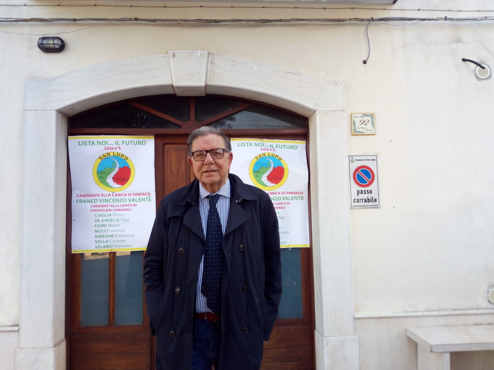Per la lista “San Lupo – Noi… il futuro” il candidato Sindaco Franco Vincenzo Valente ringrazia i molti attivisti e sostenitori