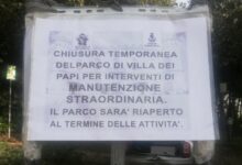 Chiusi i giardini di Villa dei Papi a Benevento per la presenza di cinghiali
