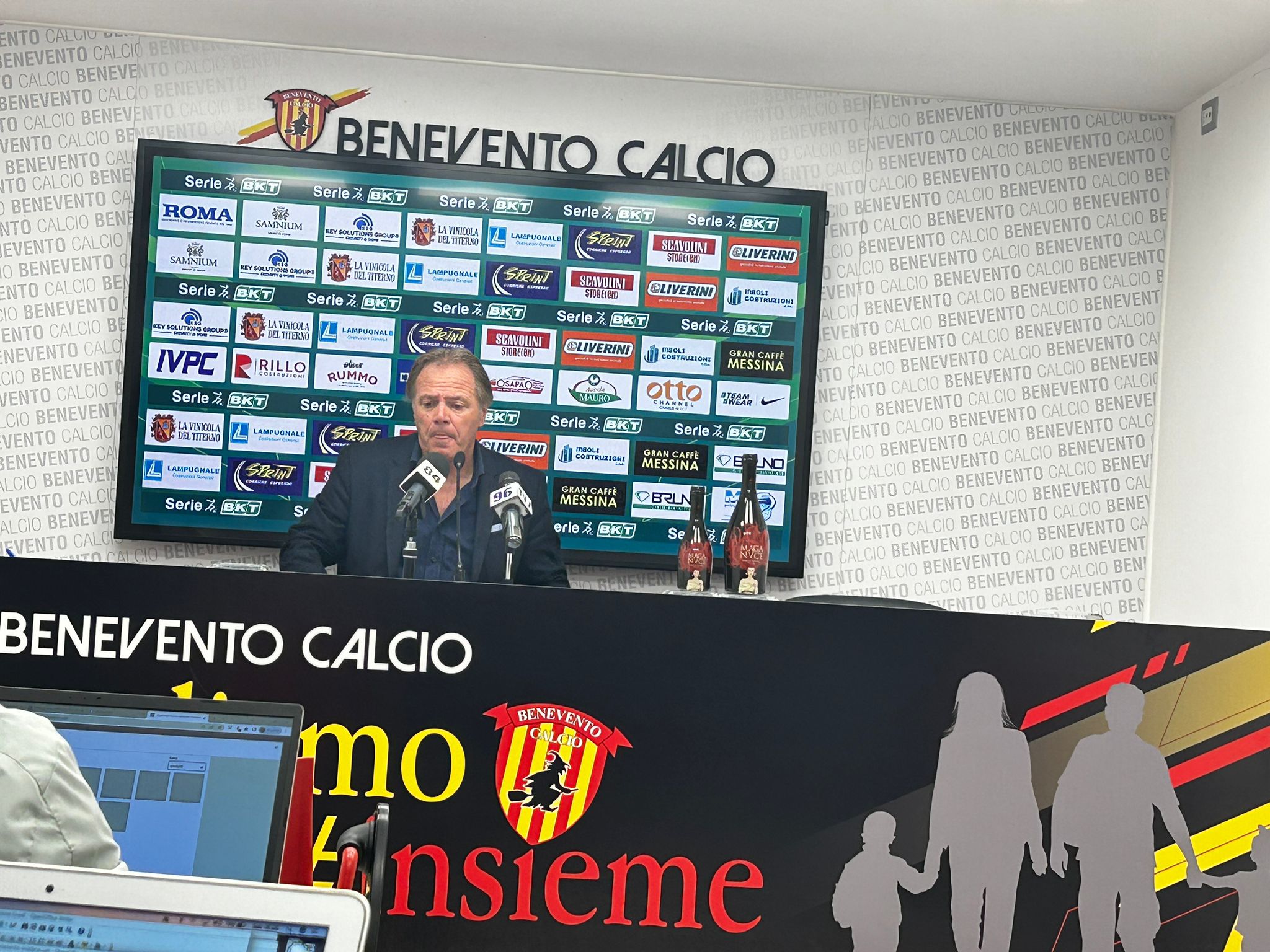 Benevento, Agostinelli: “Chiediamo scusa, questa retrocessione mi fa tanto male. Tornassi indietro, cancellerei il minuto 83 di Cittadella”