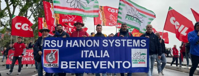 Fiom Benevento: non lasceremo da soli i lavoratori della Hanon Systems
