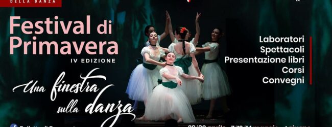 “Una finestra sulla Danza”, nel weekend altri tre appuntamenti del Festival di Primavera