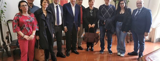 Commissione Anvur ricevuta dal sindaco Mastella a Palazzo Mosti