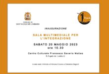 Sant’Angelo dei Lombardi| Sabato s’inaugura la “Sala Multimediale per l’integrazione”