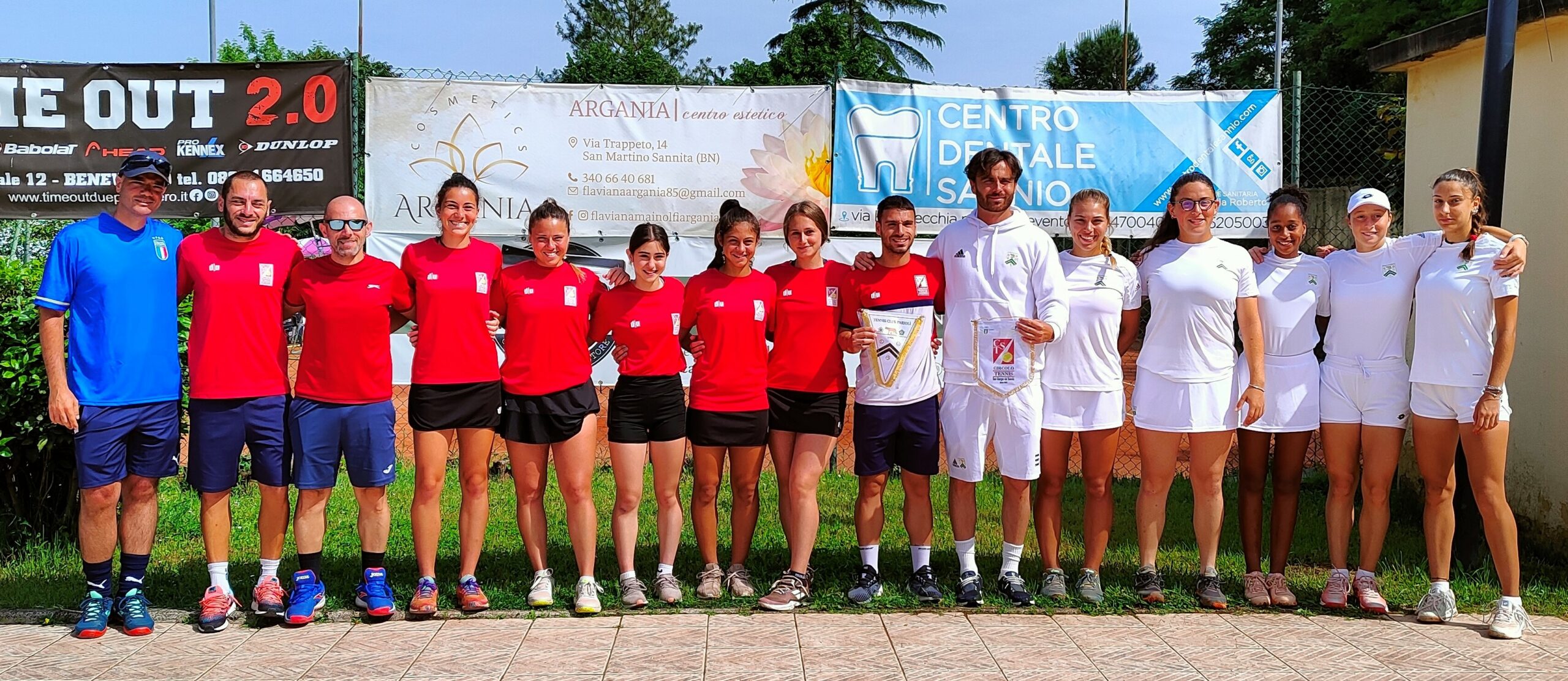 Tennis: Pareggio per le ragazze del CT San Giorgio del Sannio in B2 e sconfitta per i ragazzi del T.C. 2002 di Benevento in B1