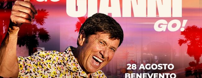 Benevento Città Spettacolo, al via la prevendita per il concerto di Gianni Morandi