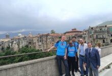 Pranzo in famiglia e selfie tra i concittadini italiani: Bill de Blasio saluta la sua  Sant’Agata de’ Goti