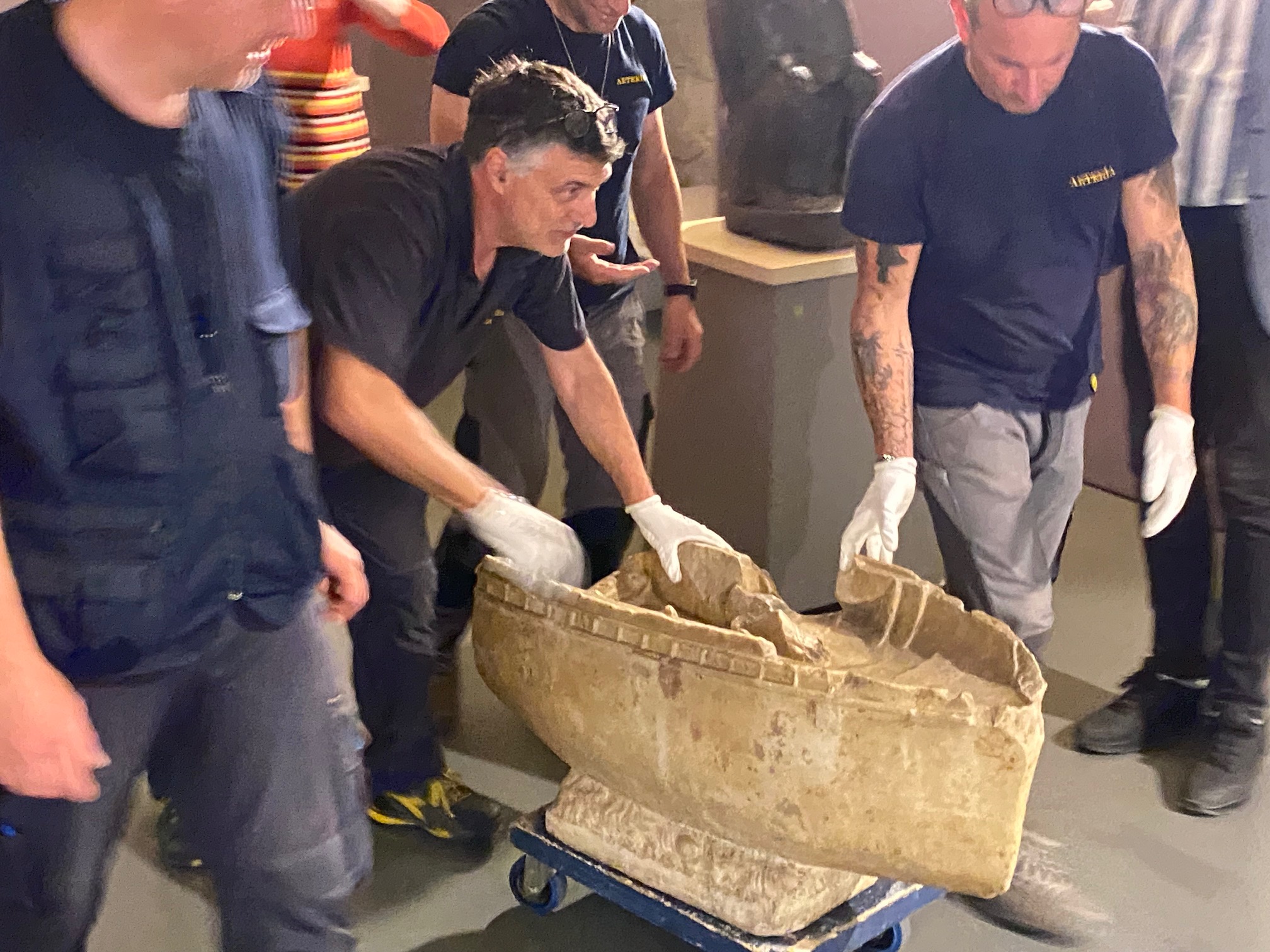 Iside, reperti del Museo del Sannio alla volta della Domus Aurea