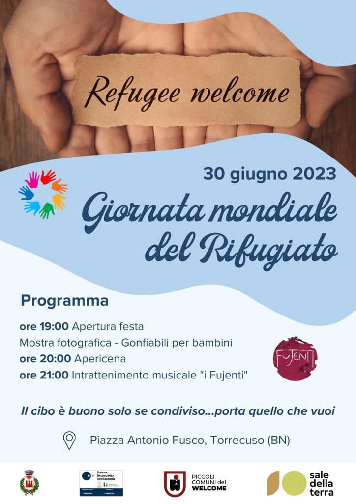 Torrecuso, il Progetto SAI organizza una grande festa per la Giornata Mondiale del Rifugiato
