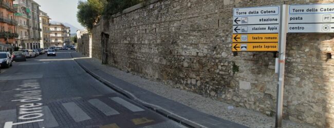 Lavori Pics, divieto di sosta su tratti di via Torre della Catena