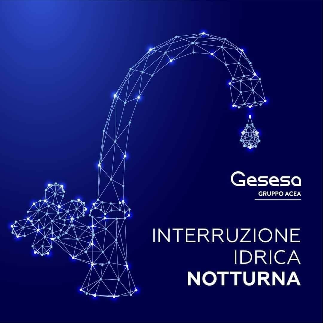 Ponte, domani interruzione idrica nottura