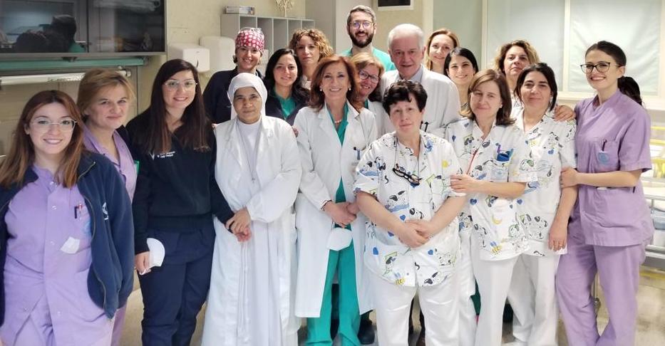 Dopo sette mesi di ricovero la piccola Sofia viene dimessa dal Reparto di Neonatologia dell’ospedale Fatebenefratelli di Benevento