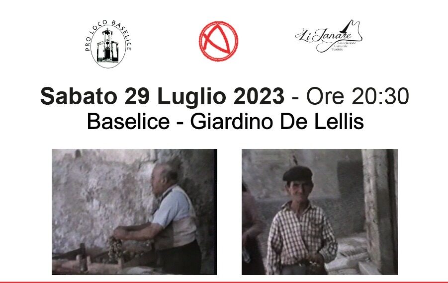Baselice, sabato la proiezione del docufilm prodotto da Enzo Gravina