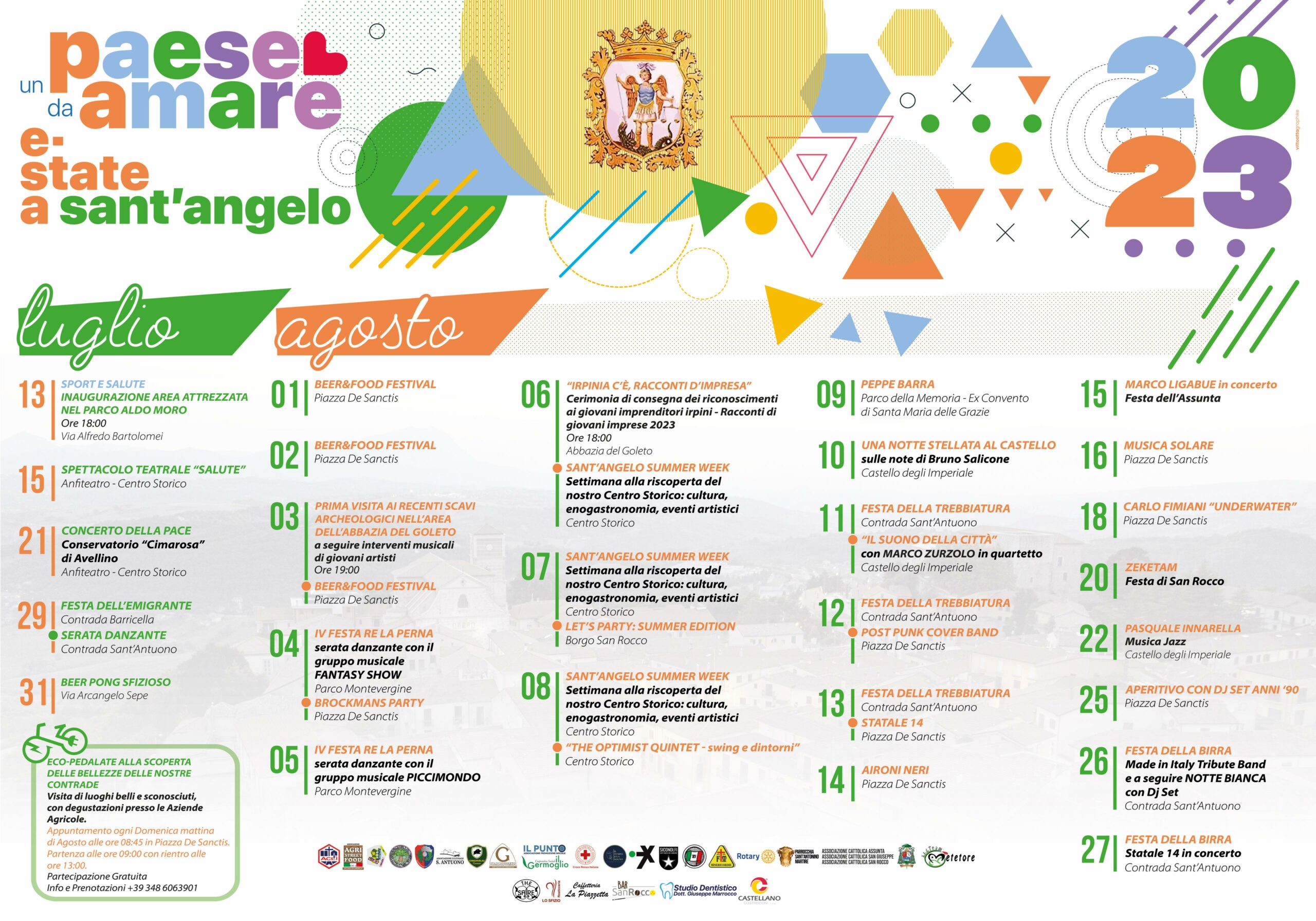 ‘Un Paese da Amare’, l’estate a Sant’Angelo dei Lombardi entra nel vivo