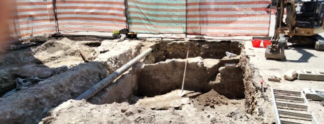 Piazza Pacca, nuovi rinvenimenti dallo scavo minor a Benevento