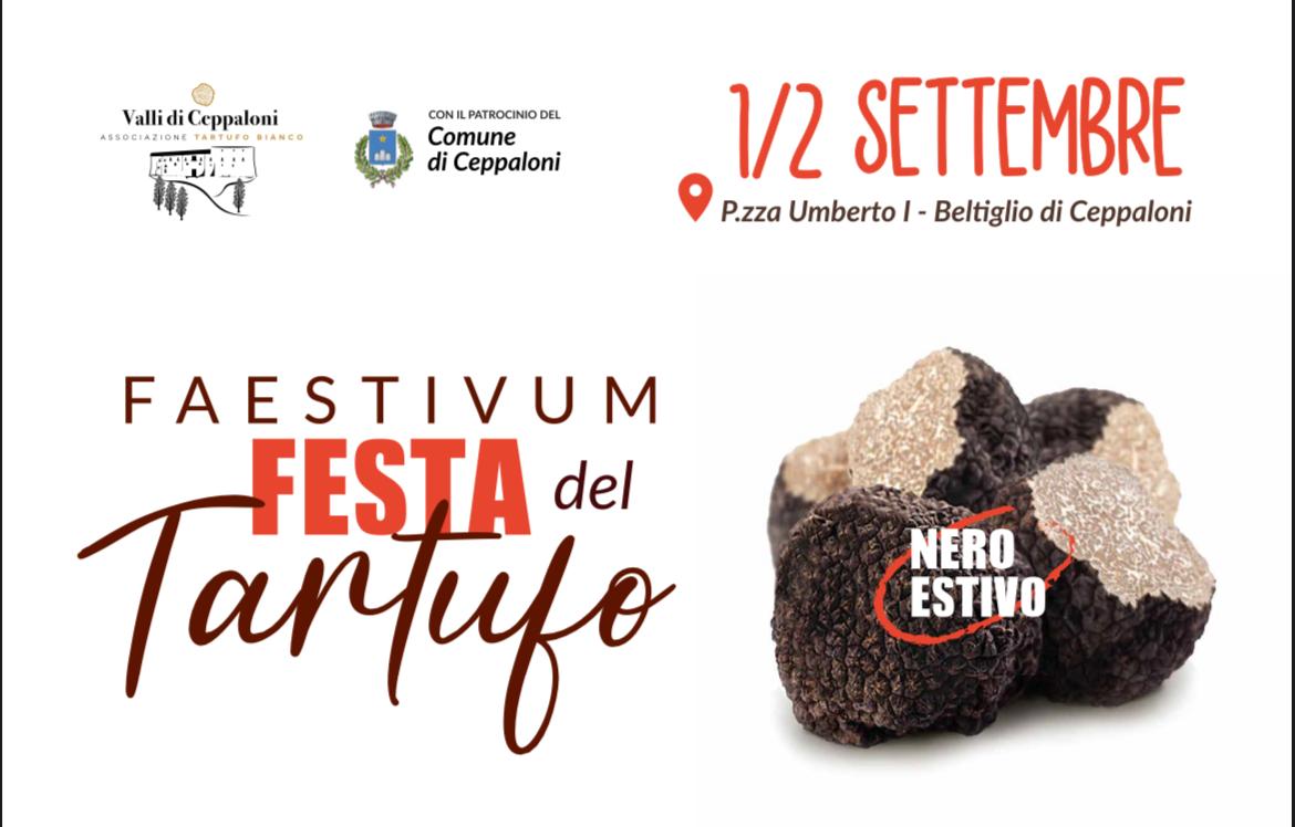 Valli di Ceppaloni, l’1 e 2 settembre la festa del tartufo “nero estivo”