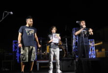 Ad Arpaise al Santu Rock Fest si è esibito il piccolo batterista Dario Ammannati originario del paese sannita