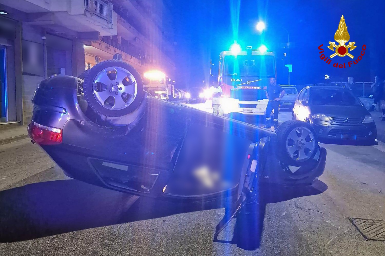 Avellino| Doppio incidente nella notte, due feriti al Moscati