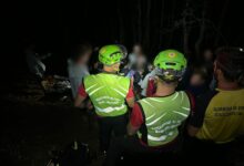 Notte da incubo per 26 giovani scout smarritisi sul Terminio, elicottero dei soccorsi da Pratica di Mare