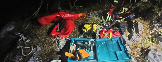 Camposauro, giovane scout cade in dirupo. Salvato dai Vigili del Fuoco