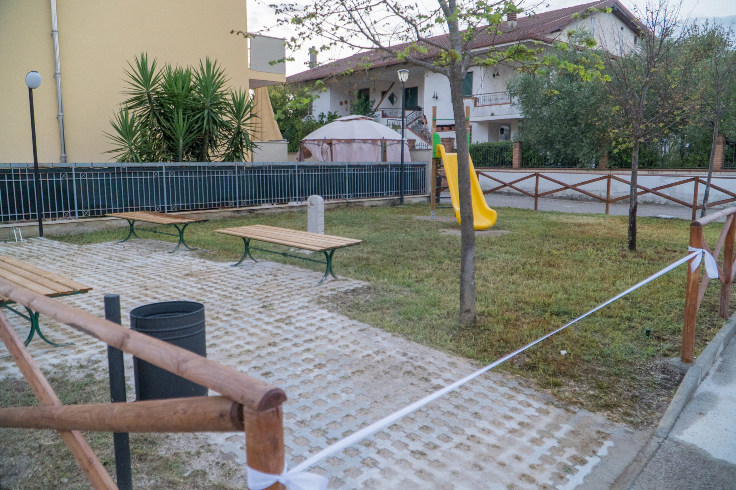 Area attrezzata di via Scafa a Telese, Caporaso: “Prevediamo altri interventi”