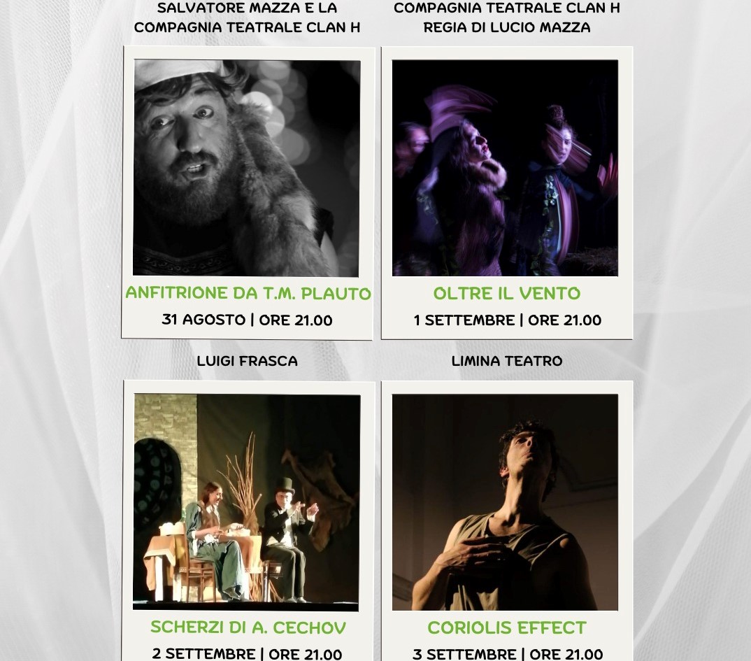 Avellino Summer Festival, inizia la rassegna teatrale al Parco del Teatro Gesualdo