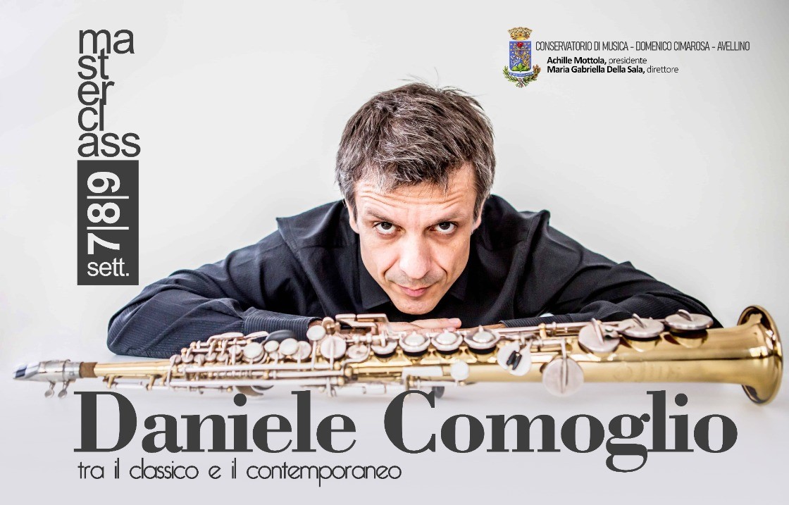 Avellino| Conservatorio “Cimarosa”, masterclass col sassofonista Comoglio