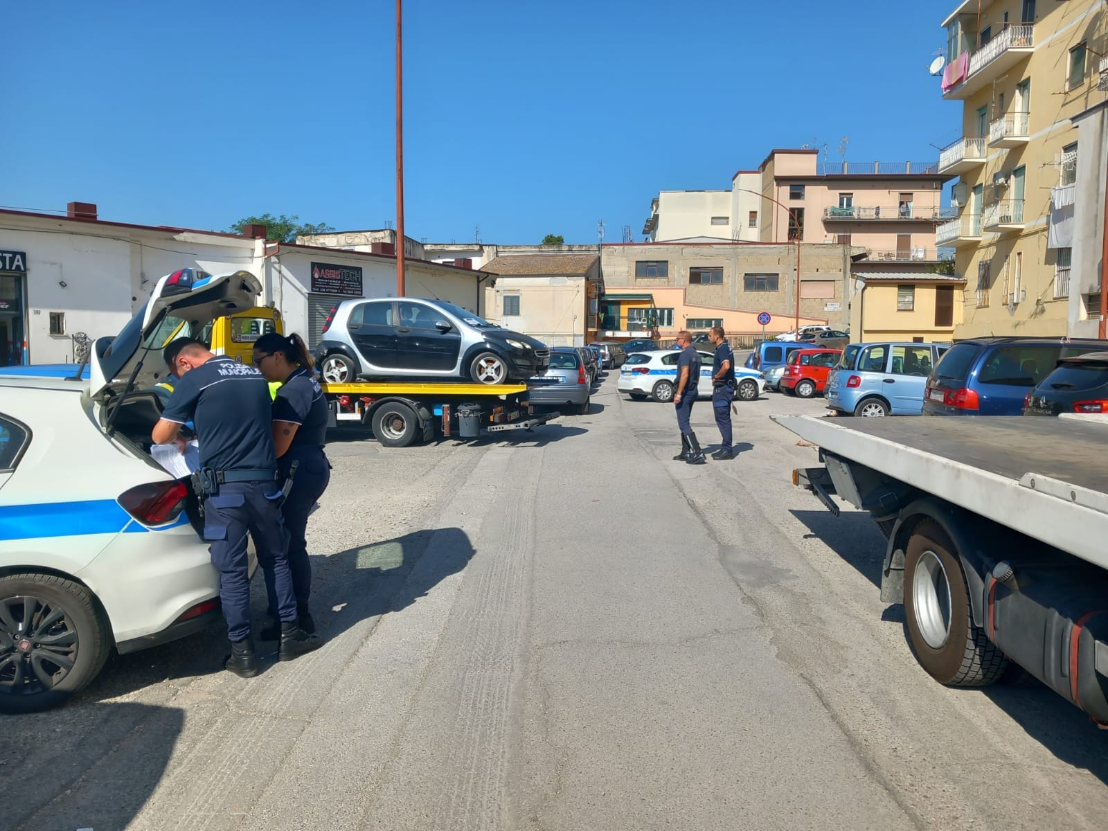 Benevento, controlli della Polizia Municipale: scattano sequestri e sanzioni