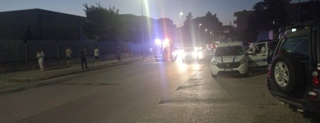 Incidente in via Santa Colomba: due giovani feriti