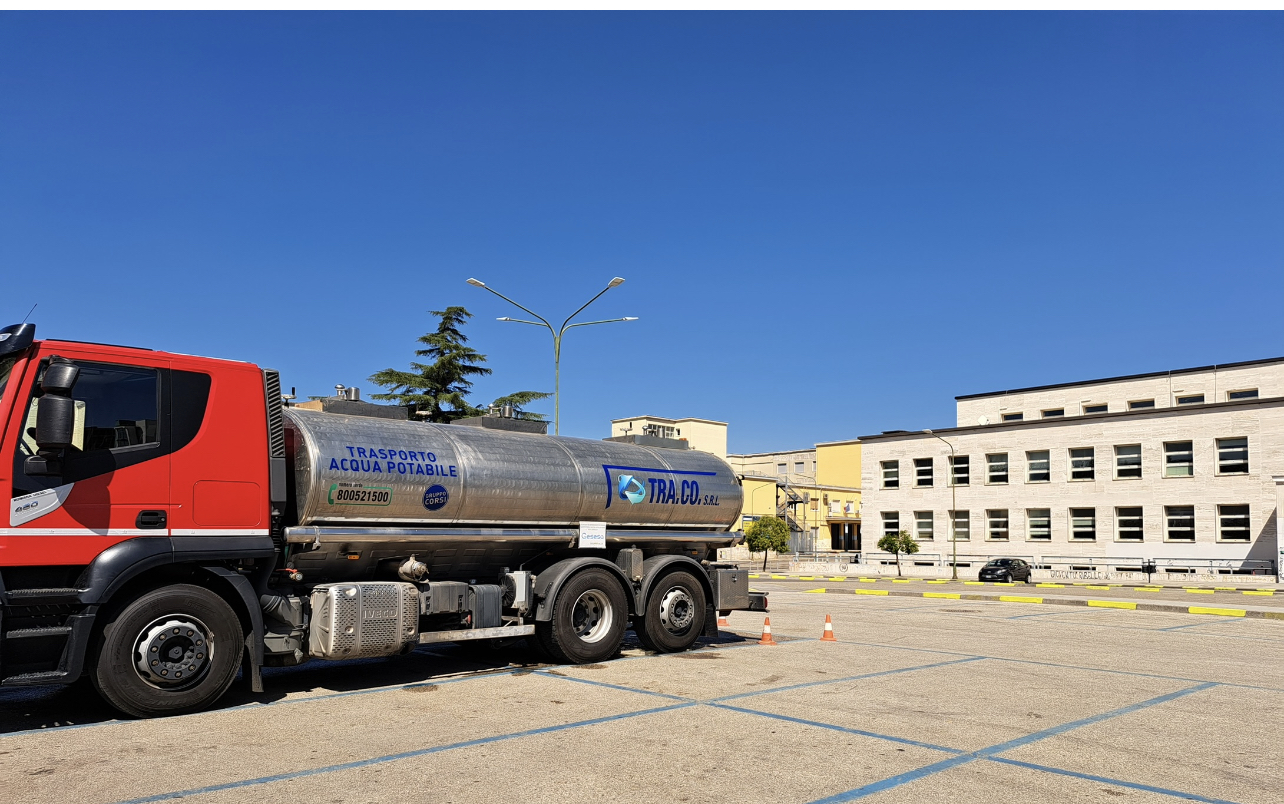 Emergenza idrica a Benevento, zone di posizionamento delle autobotti