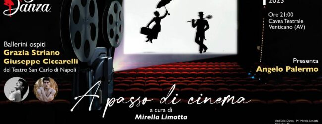 “A passo di cinema” a cura di Mirella Limotta. Il 4 settembre a Venticano